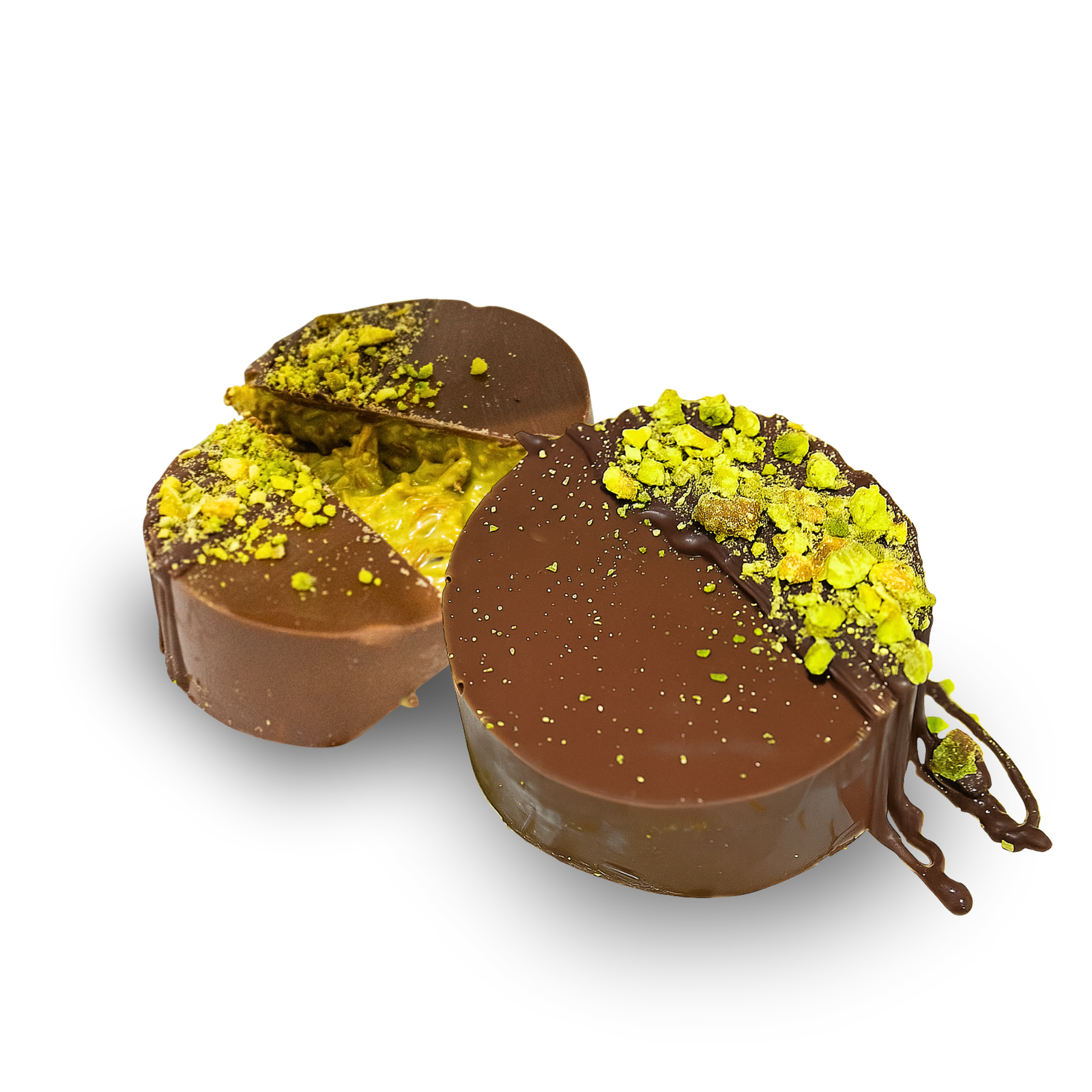 Viral Dubai chocolate with Belgian Callebaut and pistachio cream Portland food cart