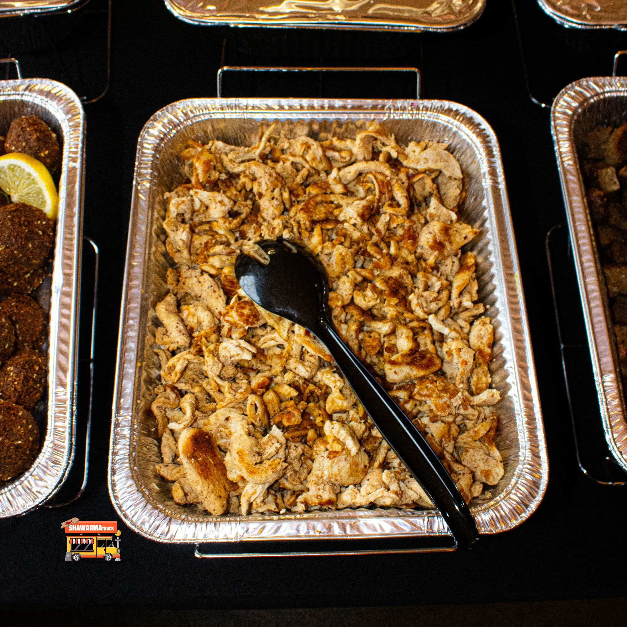 Halal Mediterranean catering menu from The Shawarma Truck Portland